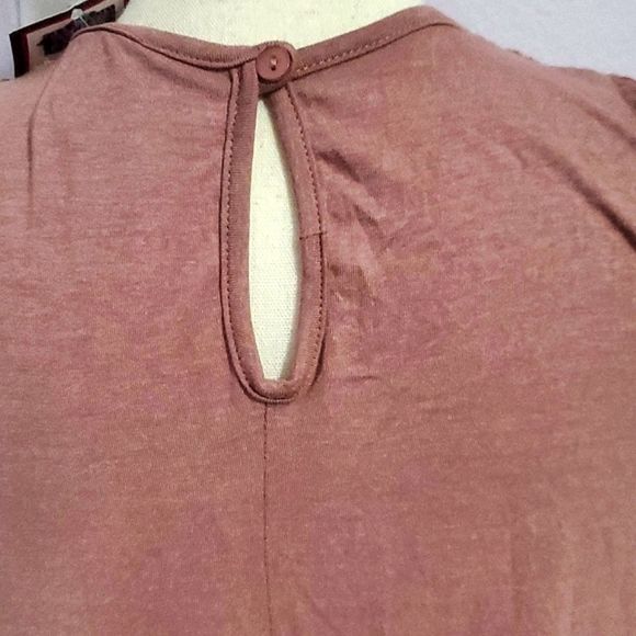 CY Mauve Boho Romantic Lace Flowy Sleeveless Modal Tunic Top - Picture 6 of 10